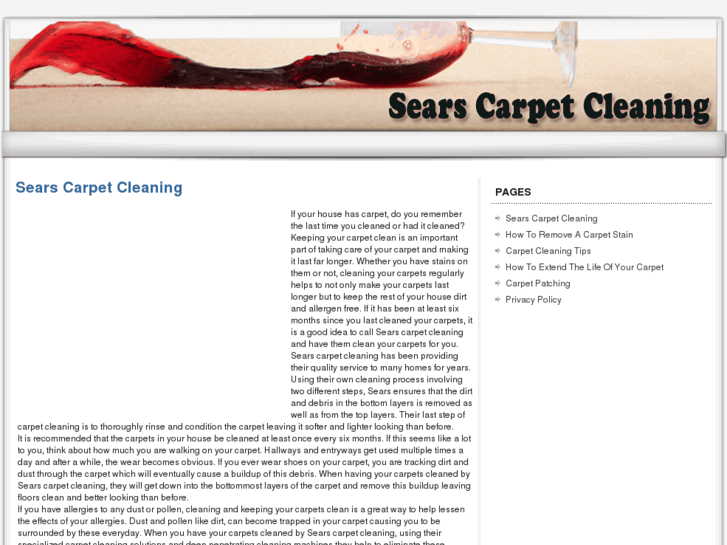 www.searscarpetcleaning.net