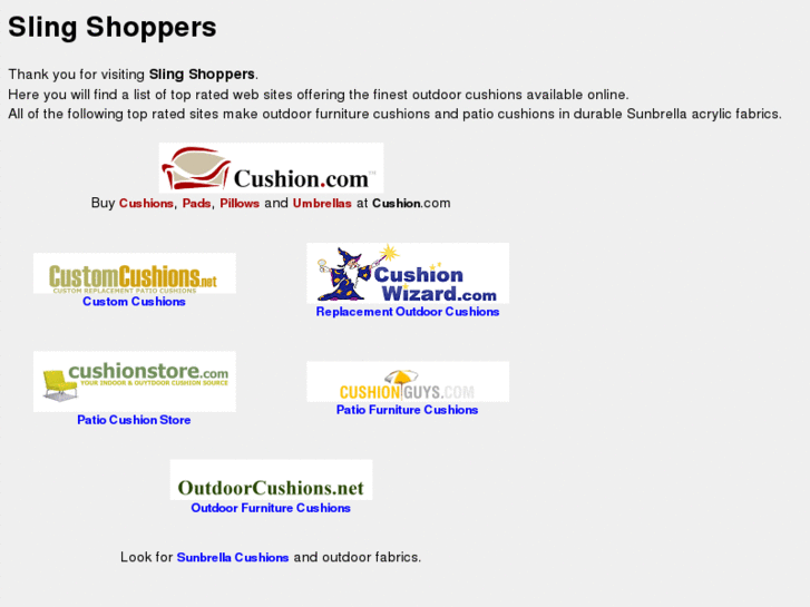 www.sling-shoppers.com