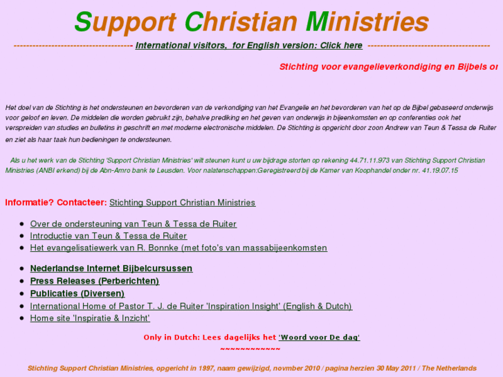 www.supportchristianministries.nl