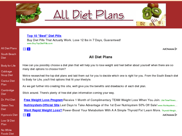 www.alldietplans.com