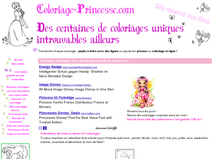 www.coloriage-princesse.com