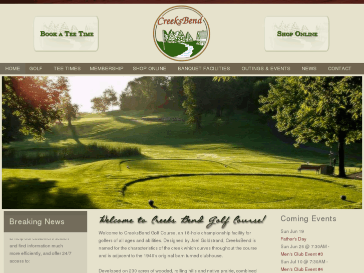 www.creeksbendgolfcourse.com