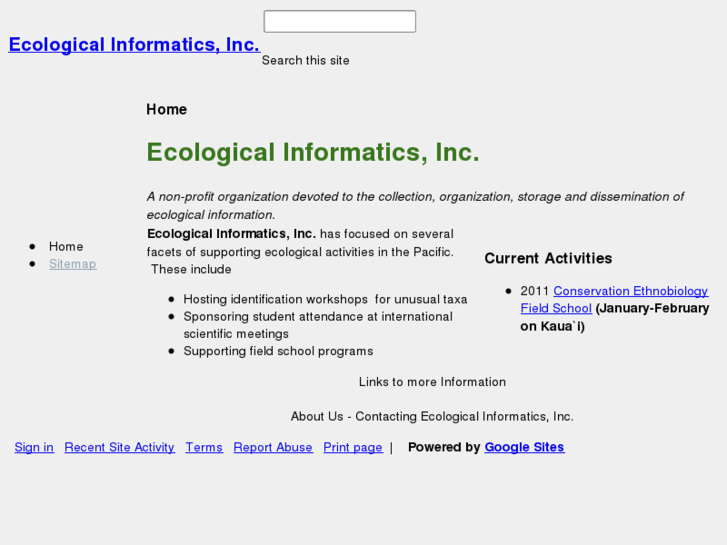 www.ecologicalinformatics.com