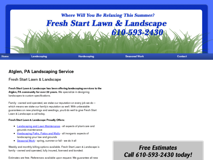 www.freshstartlawnandlandscape.com