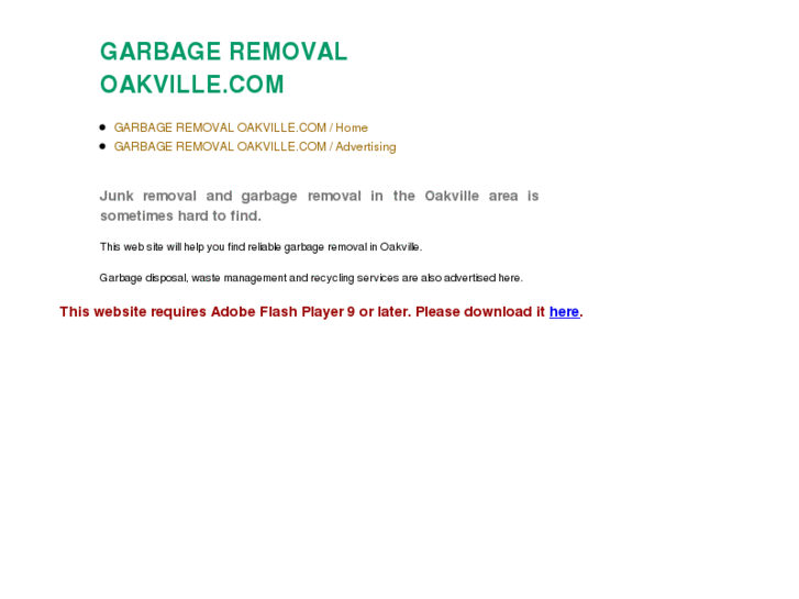 www.garbageremovaloakville.com