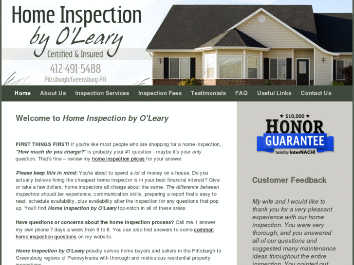 www.homeinspectionbyoleary.com