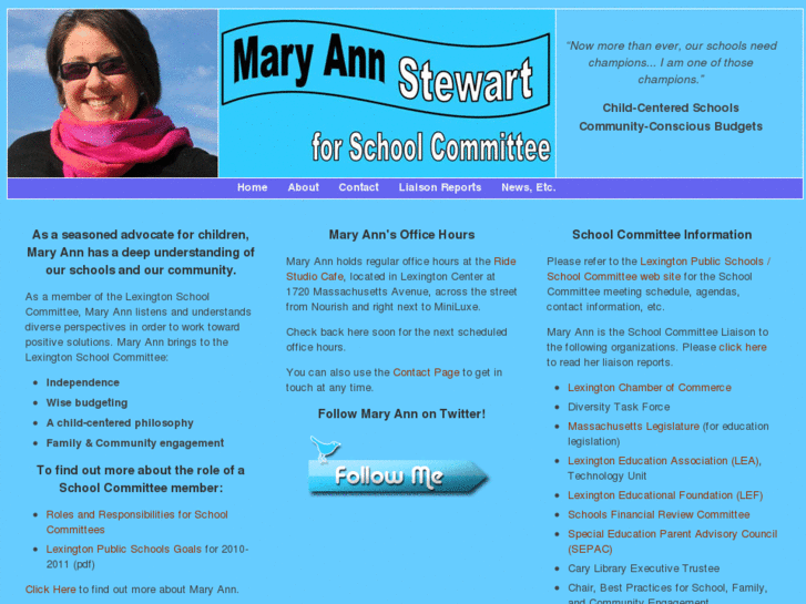 www.maryannforschoolcommittee.com