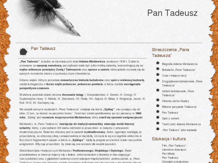 www.pan-tadeusz.pl