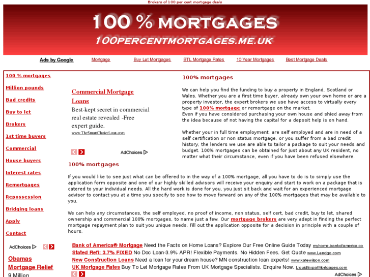 www.100percentmortgages.me.uk