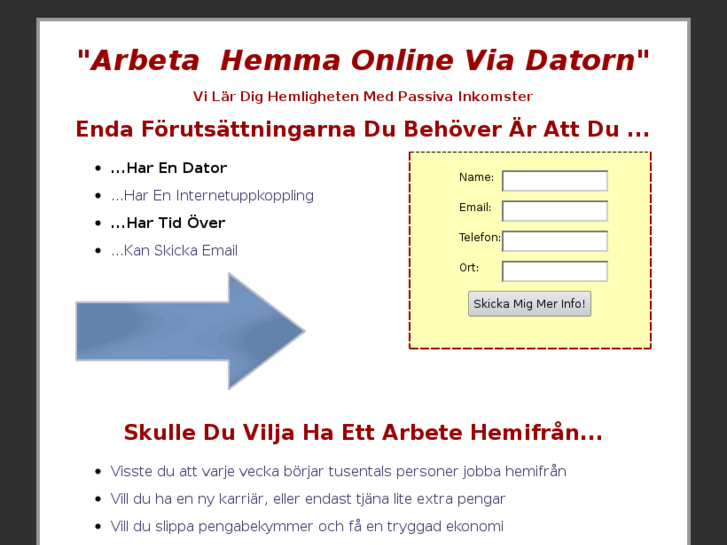 www.arbetahemmaonline.se