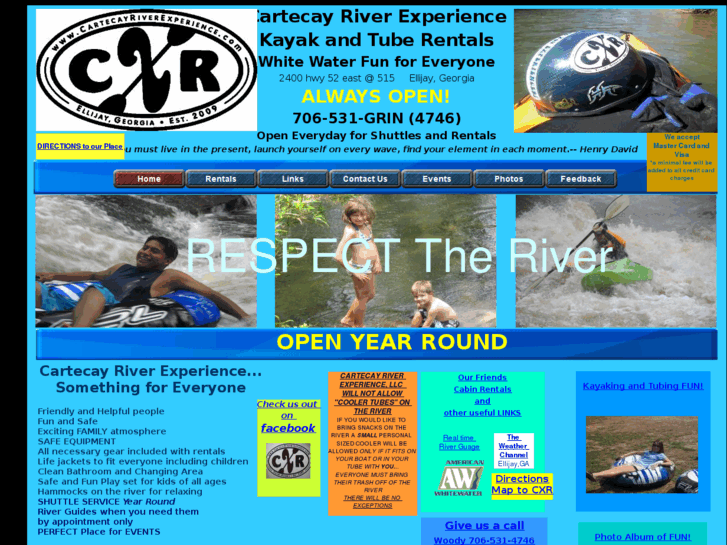 www.cartecayriverexperience.com