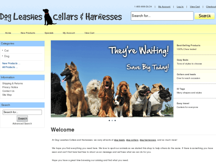 www.dogleashescollarsandharnesses.com