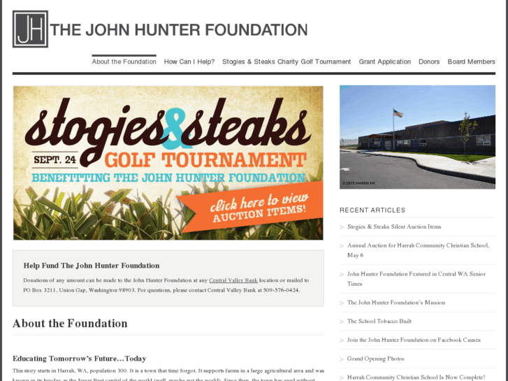 www.johnhunterfoundation.com