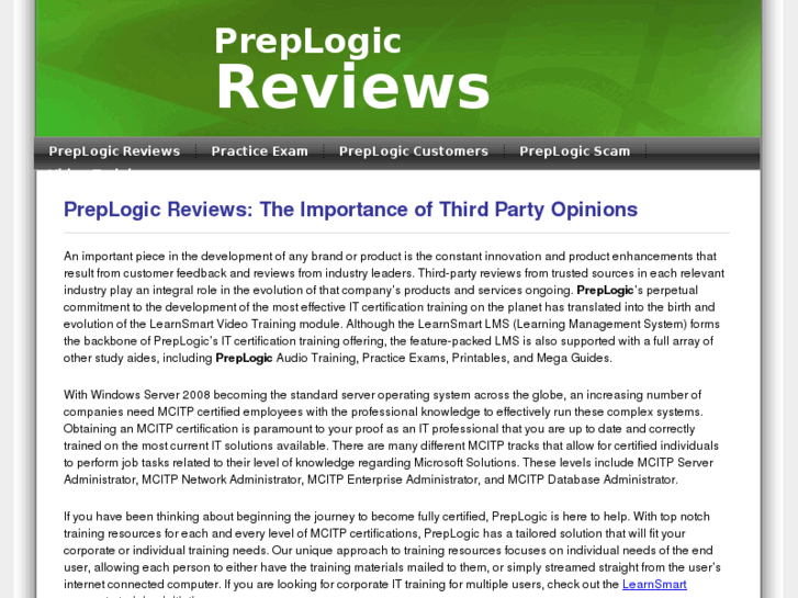 www.preplogic-reviews.com