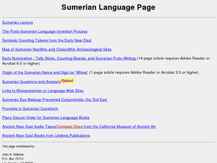 www.sumerian.org