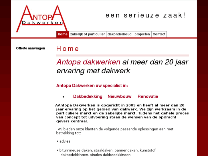 www.antopadakwerken.nl