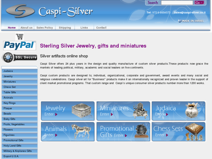 www.caspi-silver.co.il