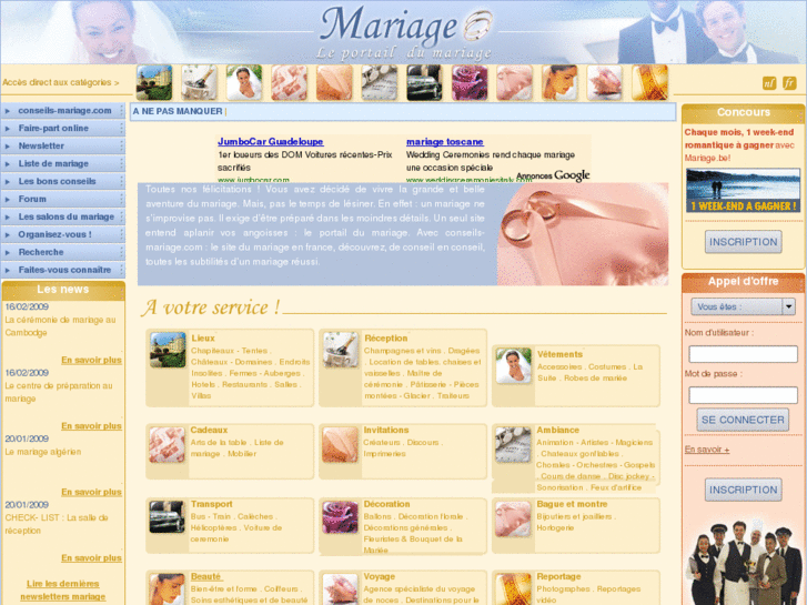 www.conseils-mariage.com