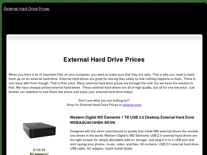 www.externalharddriveprices.com