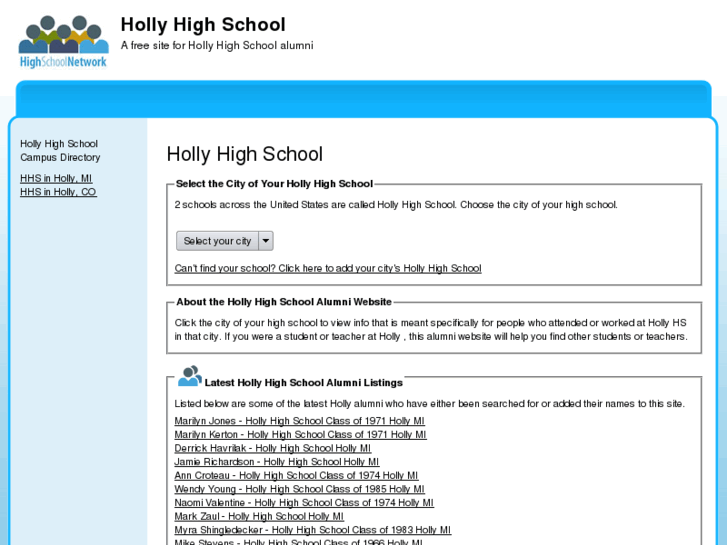 www.hollyhighschool.org