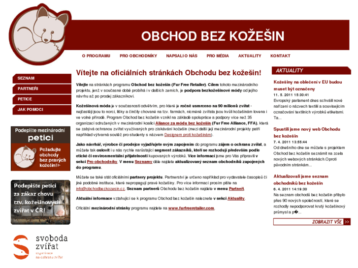 www.obchodbezkozesin.cz