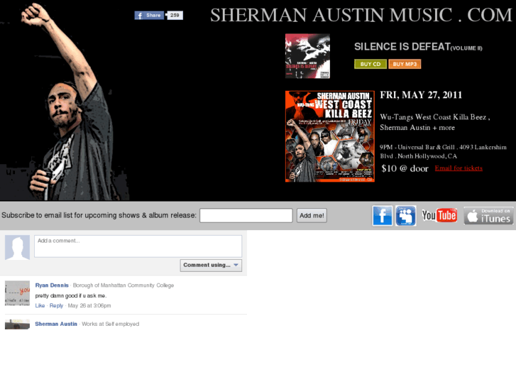 www.shermanaustinmusic.com