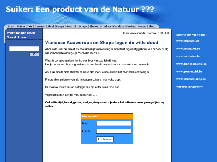 www.suikerziek.be