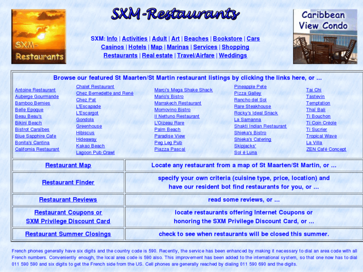 www.sxm-restaurants.com