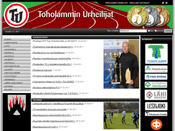 www.toholamminurheilijat.com