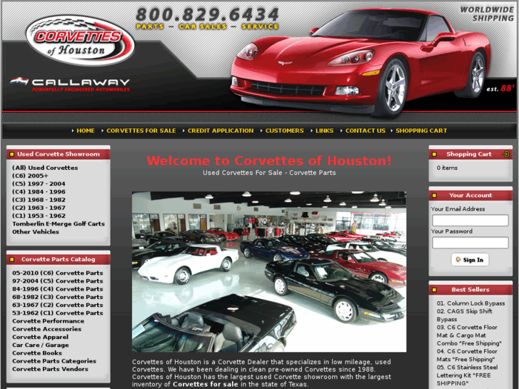 www.corvettesofhouston.com