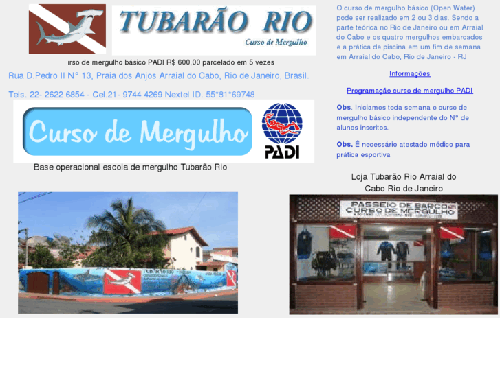 www.cursodemergulhopadi.com.br