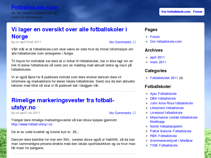 www.fotballskole.com