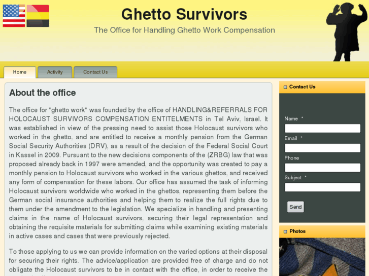 www.ghetto-survivors.org