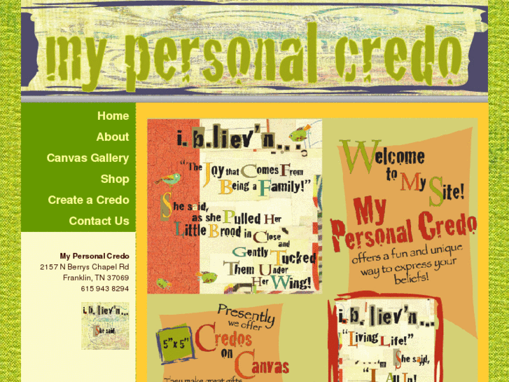 www.mypersonalcredo.com