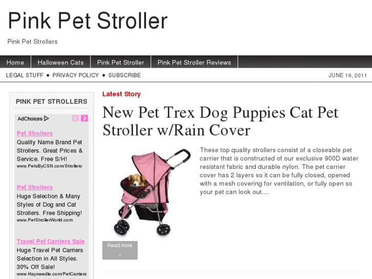 www.pinkpetstroller.com