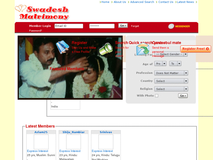 www.swadeshmatrimony.com