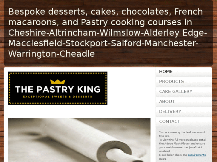 www.thepastryking.co.uk