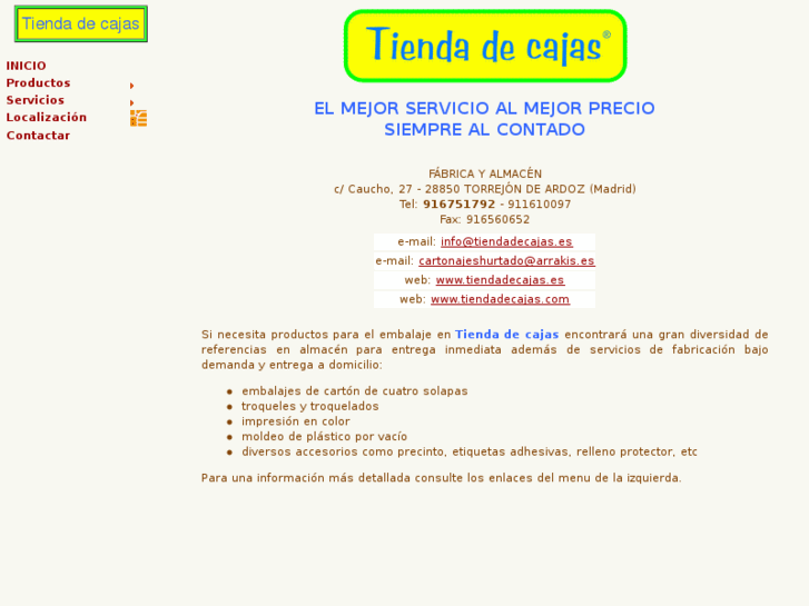 www.tiendadecajas.com