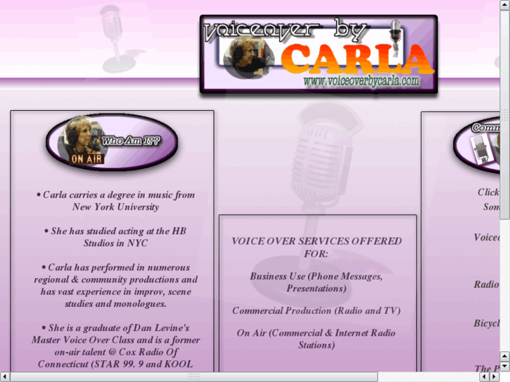 www.voiceoverbycarla.com