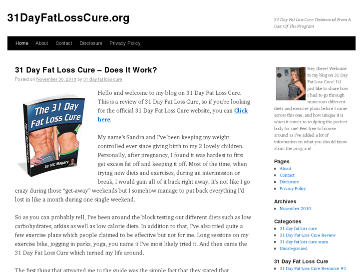 www.31dayfatlosscure.org