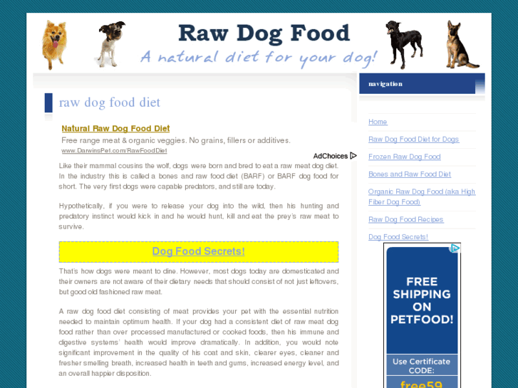 www.barfdogfood.info