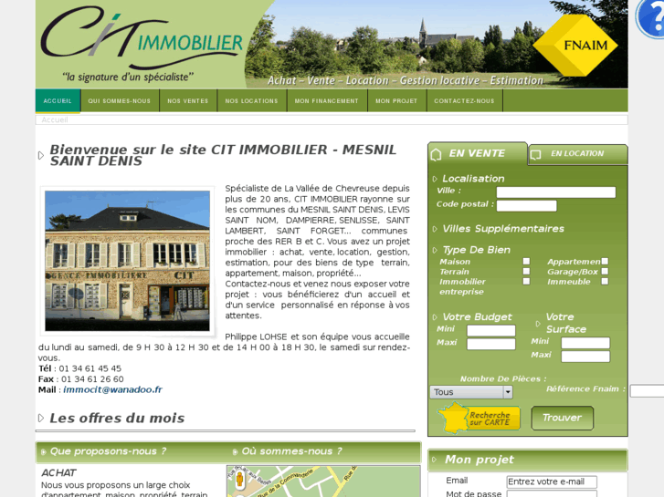 www.citimmobilierlemesnil.com