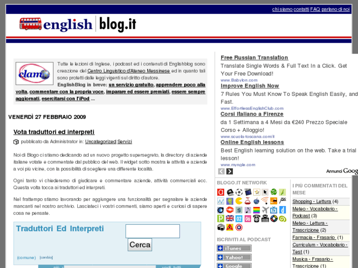 www.englishblog.it