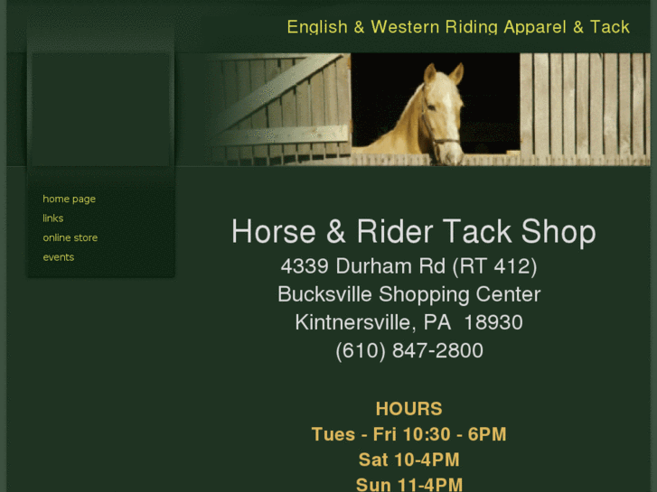 www.horseandridertackshop.com