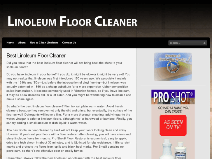 www.linoleumfloorcleaner.com