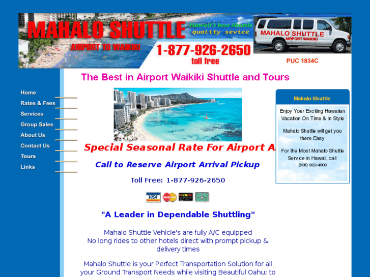 www.mahaloshuttle.com