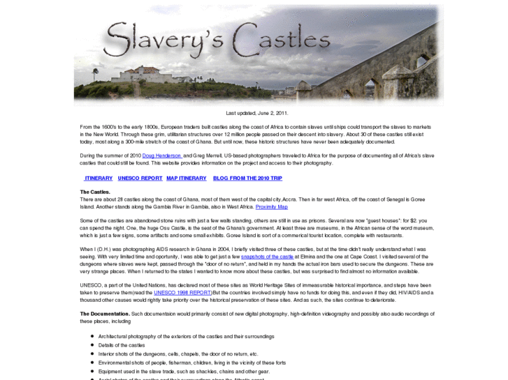 www.slaveryscastles.com