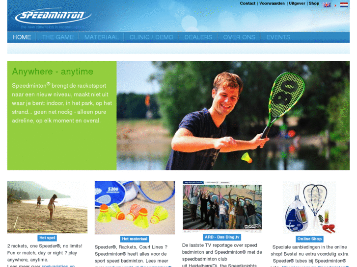 www.speedminton.nl