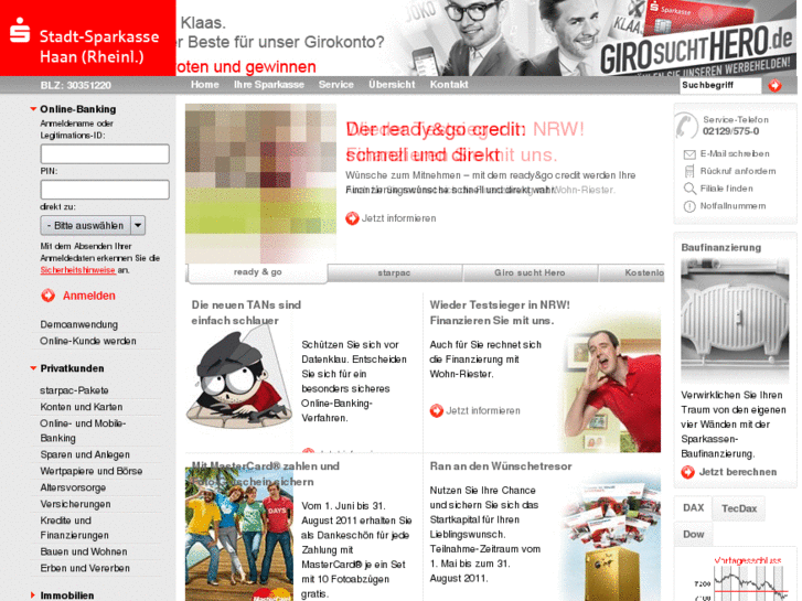 www.stadtsparkasse-haan.com