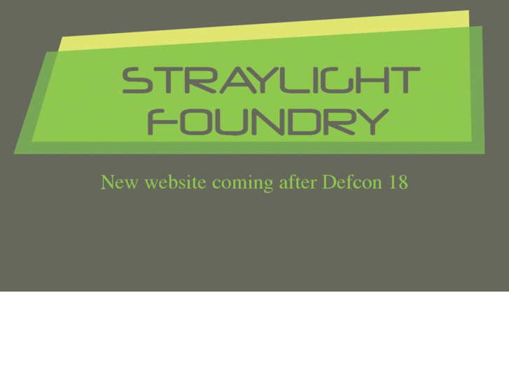 www.straylight-foundry.net